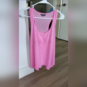 Bebe Pink Tank Top L/XL